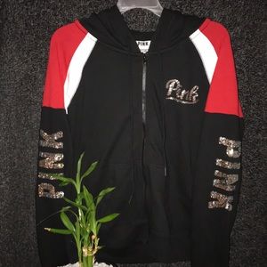 Victoria Secret PINK sequin hoodie!!